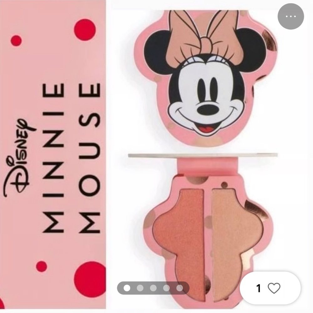 •MINNIE MOUSE X REVOLUTION•NIB MINNIE FOREVER HIGHLIGHTER DUO PALETTE